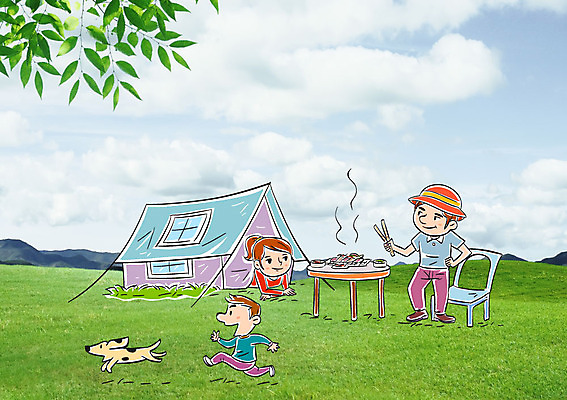 구름 여자 남자 어린이 의자 가족 탁자 포토일러 하늘 나뭇잎 텐트 요리 잔디 성인 세명 달리기 캠핑 강아지 반려 이미지편집 AI파일 자연요소 식물 편집이미지 가구 잎 관계 모션 레저 캠핑도구 사람 반려동물 개 파일형식 벡터