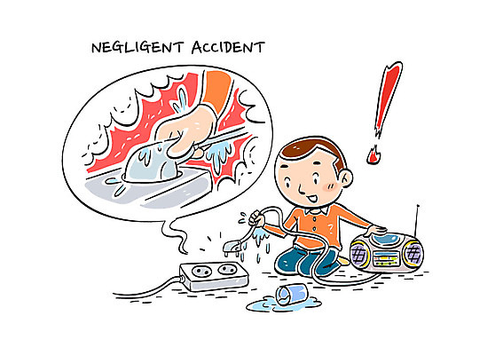 전신 남자 어린이 일러스트 경고 한명 앉기 젖음 콘센트 플러그 전기에너지 위험 호기심 라디오 안전수칙 감전사고 국내일러스트 AI파일 1 감정 컨셉 모션 안전 사람 전자제품 에너지 감전 파일형식 벡터