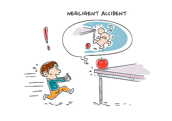 전신 남자 어린이 일러스트 탁자 경고 한명 서기 달리기 사과 위험 충돌 안전수칙 혹 국내일러스트 AI파일 1 가구 컨셉 과일 모션 안전 사람 파일형식 벡터