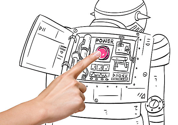 손 포토일러 정보기술 스마트라이프 뒷모습 신체부위 과학기술 전원 누름 전기에너지 스마트 로봇 전원스위치 이미지편집 AI파일 편집이미지 라이프스타일 뷰포인트 컨셉 모션 기술 사람 에너지 파일형식 벡터