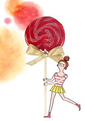 PSD 편집이미지 여자 리본 디저트 막대사탕 한명 성인 이미지편집 1 음식 사탕 사람 파일형식