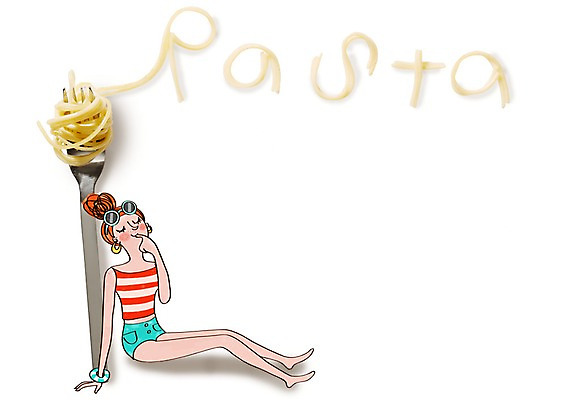 PSD 편집이미지 여자 포크 파스타 한명 성인 파스타면 이미지편집 1 식기 서양음식 사람 면류 파일형식