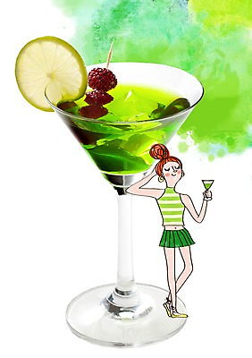 PSD 편집이미지 여자 디저트 한명 성인 칵테일 칵테일잔 혼족 이미지편집 1 음식 술잔 주류 사람 싱글라이프 파일형식