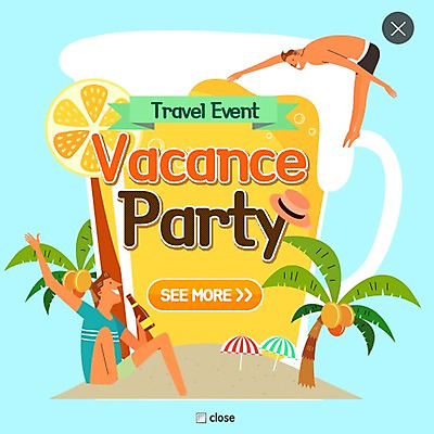 PSD 템플릿 모자 남자 여행 웹템플릿 팝업 이벤트팝업 웹팝업 성인 두명 야자수 파라솔 맥주잔 맥주병 레이어팝업 이미지템플릿 나무 잡화 술잔 술병 맥주 사람 파일형식