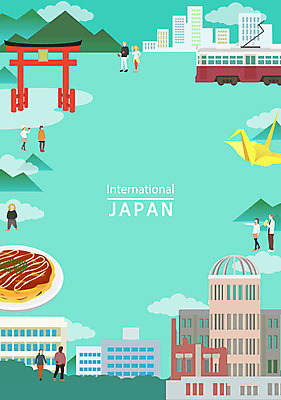 구름 여자 남자 포스터 백그라운드 일러스트 산 정장 빌딩 여러명 성인 관광지 일본 일본여행 전차 종이학 신사복 랜드마크 오코노미야끼 프레임일러스트 신사_일본건축 국내일러스트 AI파일 자연요소 옷 아시아 육상교통 해외여행 여행 다수 대중교통 프레임 사람 건물 종이접기 일본건축 파일형식 벡터