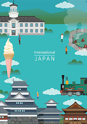구름 여자 남자 포스터 백그라운드 일러스트 산 여러명 성인 관광지 일본 온천 기차 원숭이 성 연기 일본여행 아이스크림콘 랜드마크 프레임일러스트 국내일러스트 AI파일 자연요소 건축물 아시아 육상교통 해외여행 여행 다수 포유류 대중교통 프레임 사람 스파 콘 파일형식 벡터