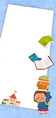 PSD 여자 교육 어린이 일러스트 학교 프레임 한명 책 프레임일러스트 국내일러스트 1 사람 파일형식