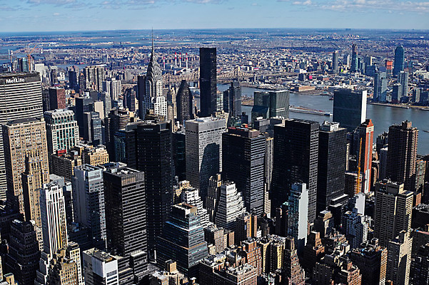 포토 JPG 주간 구름 하늘 풍경 빌딩 사람없음 야외 강 도시 뉴욕 엠파이어스테이트빌딩 가교 국내포토 자연요소 건축물 건물 미국 파일형식