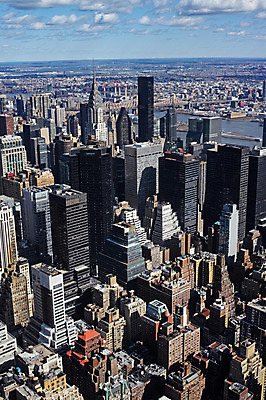 포토 JPG 주간 구름 하늘 풍경 빌딩 사람없음 야외 강 도시 뉴욕 엠파이어스테이트빌딩 가교 국내포토 자연요소 건축물 건물 미국 파일형식