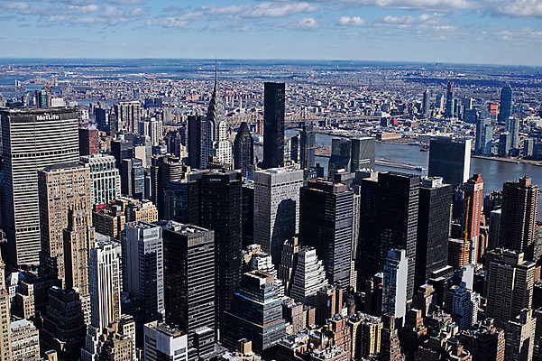 포토 JPG 주간 구름 하늘 풍경 빌딩 사람없음 야외 강 도시 뉴욕 엠파이어스테이트빌딩 국내포토 자연요소 건물 미국 파일형식