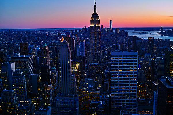 포토 JPG 야경 하늘 빌딩 사람없음 야외 노을 일몰 도시 뉴욕 국내포토 자연요소 건물 미국 야간 파일형식 풍경_경치
