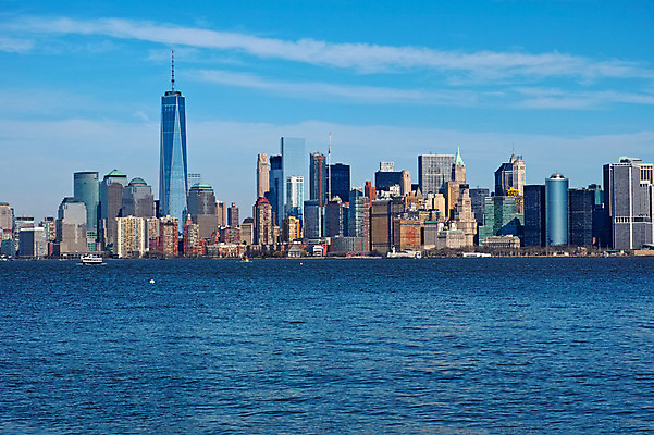 포토 JPG 주간 구름 하늘 풍경 빌딩 사람없음 야외 강 도시 뉴욕 허드슨강 국내포토 자연요소 건물 미국 파일형식