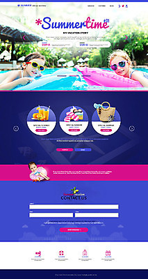 PSD 외국인 템플릿 여자 남자 어린이 웹템플릿 물놀이 사이트템플릿 야외수영장 소녀 소년 세명 여름 여름휴가 바캉스 홈페이지 홈페이지시안 오렌지주스 쪼리 튜브 어린이만 이미지템플릿 계절 놀이 휴가 수영장 사람 인종 과일주스 샌들 파일형식 여름_계절