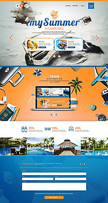PSD 템플릿 웹템플릿 사이트템플릿 사람없음 여름 여름휴가 바캉스 야자수 홈페이지 캐리어 홈페이지시안 휴양지 비행기모형 이미지템플릿 나무 계절 휴가 비행기 모형 여행가방 장소 파일형식 여름_계절