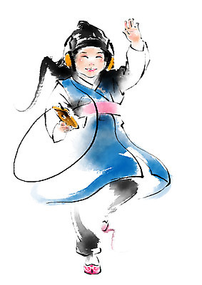 전신 PSD 한국문화 한국전통 남자 일러스트 캘리그라피 정보기술 스마트라이프 한명 서기 소년 스마트폰 헤드폰 음악감상 한복 도령 국내일러스트 1 동양문화 전통 라이프스타일 어린이 음향기기 모션 한국 기술 사람 핸드폰 스마트기기 감상 전통의상 신분 파일형식