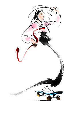 전신 PSD 모자 한국문화 한국전통 여자 일러스트 캘리그라피 정보기술 스마트라이프 한명 서기 성인 스케이트보드 한복 어우동모자 국내일러스트 모자_잡화 1 동양문화 전통 라이프스타일 잡화 모션 한국 기술 사람 보드_스포츠 전통의상 파일형식