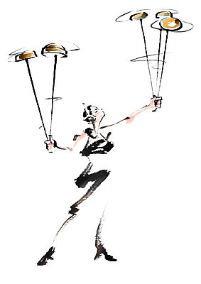 전신 PSD 여자 일러스트 캘리그라피 문화예술 한명 서기 성인 서커스 접시돌리기 국내일러스트 1 모션 사람 묘기 파일형식