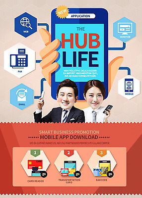 PSD 템플릿 여자 남자 웹템플릿 모바일 이벤트페이지 정보기술 이벤트 성인 두명 한국인 신용카드 이메일 팩스 핀테크 이미지템플릿 기술 사람 동양인 금융 사무용품 페이지 파일형식