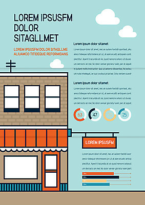 구름 템플릿 표지디자인 북디자인 출판디자인 건축 내지 리플렛 북커버 3단접지 그래프 주택 팜플렛 사람없음 건물 이미지템플릿 AI파일 자연요소 건축물 파일형식 벡터