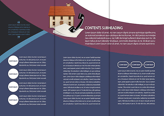 템플릿 표지디자인 북디자인 출판디자인 내지 종이 리플렛 북커버 3단접지 주택 팜플렛 사람없음 수화기 내집마련 이미지템플릿 AI파일 부동산 건물 전화기 파일형식 벡터
