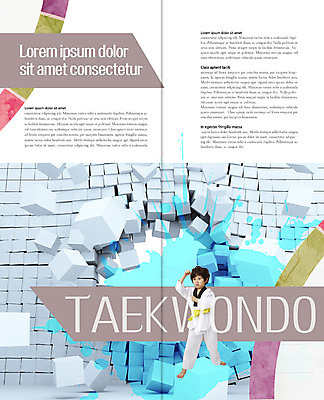전신 PSD 템플릿 표지디자인 북디자인 출판디자인 남자 내지 어린이 리플렛 스포츠 2단접지 북커버 한명 서기 소년 팜플렛 블록 손상 한국인 태권도 태권도복 이미지템플릿 1 컨셉 모션 도복 사람 동양인 격투기 파일형식
