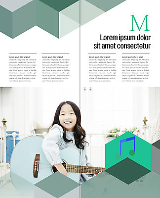 PSD 템플릿 표지디자인 북디자인 출판디자인 어린이교육 교육 내지 어린이 리플렛 연주 2단접지 북커버 음표 한명 웃음 소녀 팜플렛 상반신 한국인 기타 이미지템플릿 1 기호 여자 음악 현악기 표정 사람 동양인 파일형식