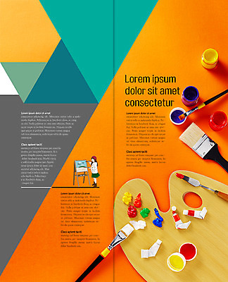 PSD 템플릿 표지디자인 북디자인 출판디자인 여자 교육 내지 리플렛 2단접지 북커버 미술 한명 팜플렛 물감 붓 팔레트 이젤 캔버스 페인트붓 이미지템플릿 1 문화예술 사람 미술도구 파일형식