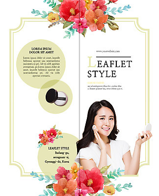 PSD 템플릿 우먼라이프 표지디자인 북디자인 출판디자인 여자 표지 꽃 리플렛 2단접지 북커버 한명 웃음 팜플렛 상반신 20대 성인 화장 뷰티 한국인 퍼프 파우더팩트 의료성형뷰티 이미지템플릿 식물 1 라이프스타일 표정 사람 동양인 청년 화장품 파일형식