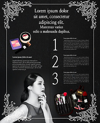 PSD 템플릿 우먼라이프 표지디자인 북디자인 응시 출판디자인 여자 내지 리플렛 2단접지 북커버 한명 팜플렛 상반신 20대 성인 옆모습 화장 뷰티 한국인 붓 아이섀도 의료성형뷰티 이미지템플릿 1 라이프스타일 시선 뷰포인트 사람 동양인 청년 화장품 파일형식