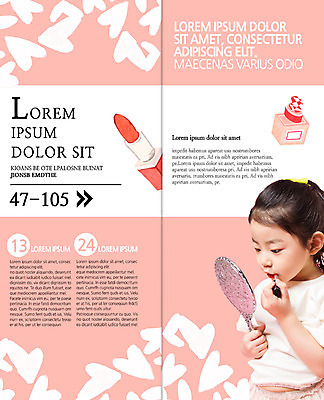 PSD 템플릿 우먼라이프 표지디자인 북디자인 출판디자인 여자 내지 리플렛 2단접지 북커버 한명 소녀 팜플렛 상반신 옆모습 화장 뷰티 한국인 립스틱 하트 바르기 손거울 이미지템플릿 모양 1 라이프스타일 어린이 뷰포인트 모션 사람 동양인 화장품 거울 파일형식