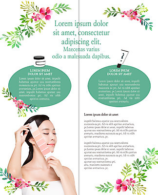 PSD 템플릿 우먼라이프 표지디자인 북디자인 출판디자인 여자 꽃 내지 리플렛 2단접지 북커버 한명 팜플렛 상반신 20대 성인 옆모습 화장 뷰티 눈감음 화장품 한국인 의료성형뷰티 이미지템플릿 식물 1 라이프스타일 뷰포인트 모션 사람 동양인 청년 파일형식