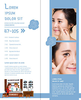 PSD 템플릿 우먼라이프 표지디자인 북디자인 출판디자인 여자 꽃 내지 안경 리플렛 2단접지 북커버 팜플렛 여러명 상반신 20대 성인 뷰티 한국인 안경점 콘택트렌즈 의료성형뷰티 이미지템플릿 식물 라이프스타일 잡화 다수 사람 동양인 청년 상점 파일형식