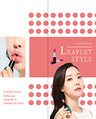 PSD 템플릿 우먼라이프 표지디자인 북디자인 출판디자인 여자 표지 리플렛 2단접지 북커버 팜플렛 상반신 20대 성인 두명 화장 뷰티 한국인 립스틱 바르기 의료성형뷰티 이미지템플릿 라이프스타일 모션 사람 동양인 청년 화장품 파일형식