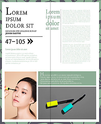 PSD 템플릿 우먼라이프 표지디자인 북디자인 출판디자인 여자 내지 리플렛 2단접지 북커버 한명 팜플렛 상반신 20대 성인 화장 뷰티 한국인 마스카라 의료성형뷰티 이미지템플릿 1 라이프스타일 사람 동양인 청년 화장품 파일형식