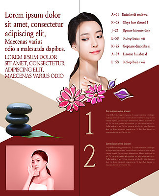 PSD 템플릿 우먼라이프 표지디자인 북디자인 출판디자인 여자 꽃 내지 리플렛 2단접지 북커버 팜플렛 상반신 20대 성인 두명 옆모습 뷰티 쌓기 스파 한국인 돌_바위 의료성형뷰티 이미지템플릿 식물 라이프스타일 뷰포인트 모션 사람 동양인 청년 파일형식