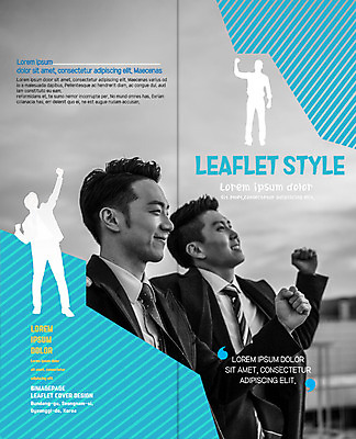 PSD 템플릿 표지디자인 북디자인 출판디자인 표지 남자 실루엣 리플렛 2단접지 북커버 비즈니스 웃음 팜플렛 상반신 20대 성인 두명 옆모습 파이팅 주먹 한국인 비즈니스맨 이미지템플릿 뷰포인트 모션 촬영기법 표정 사람 동양인 청년 직장인 파일형식