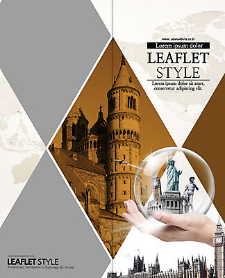 PSD 템플릿 표지디자인 북디자인 손 출판디자인 표지 리플렛 해외여행 2단접지 북커버 서양건축 팜플렛 관광지 조각상 자유의여신상 빅벤 유리구슬 이미지템플릿 해외 여행 해외건축 유리 신체부위 조형물 미국 세계문화유산 구슬 시계탑 런던 파일형식