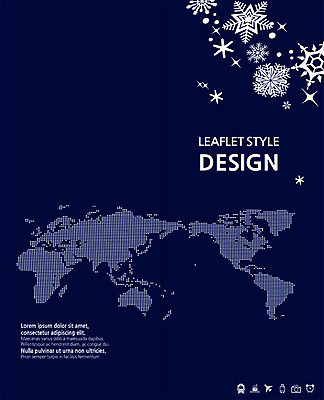 PSD 템플릿 표지디자인 북디자인 출판디자인 표지 리플렛 세계지도 2단접지 북커버 팜플렛 사람없음 세계 눈송이 이미지템플릿 지도 눈_날씨 파일형식