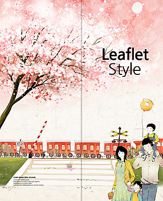 PSD 템플릿 표지디자인 북디자인 출판디자인 여자 표지 남자 딸 아들 어린이 리플렛 여행 2단접지 북커버 가족 엄마 팜플렛 여러명 성인 봄 기차 벚꽃 목마 아빠 풍선 이미지템플릿 계절 꽃 육상교통 다수 관계 대중교통 사람 파일형식