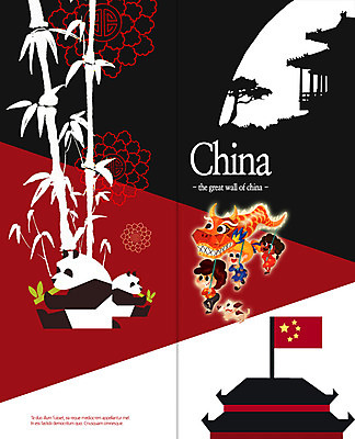 PSD 템플릿 표지디자인 북디자인 출판디자인 표지 리플렛 여행 2단접지 북커버 중국문화 사람 팜플렛 세명 중국 용 강아지 판다 오성홍기 대나무 중국전통 반려 이미지템플릿 나무 동양문화 전통 아시아 외국문화 곰 반려동물 개 국기 파일형식