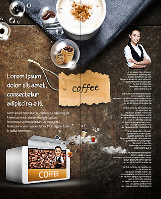 PSD 외국인 템플릿 표지디자인 북디자인 출판디자인 여자 내지 커피 리플렛 2단접지 북커버 웃음 동양인 팜플렛 상반신 20대 성인 두명 라벨 팔짱 원두 물방울 커피잔 머핀 바리스타 카푸치노 조각보 테이크아웃컵 이미지템플릿 직업 음료 빵 모션 잔 프레임 표정 사람 인종 청년 컵 보자기_천 파일형식