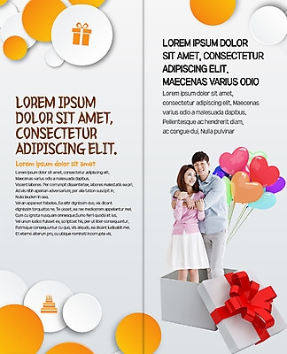 PSD 템플릿 표지디자인 북디자인 부부 출판디자인 여자 남자 내지 리플렛 2단접지 북커버 가족 포옹 서기 웃음 팜플렛 성인 두명 30대 선물상자 한국인 하트풍선 이미지템플릿 커플 관계 안기 모션 표정 선물 사람 동양인 장년 상자 하트 풍선 파일형식