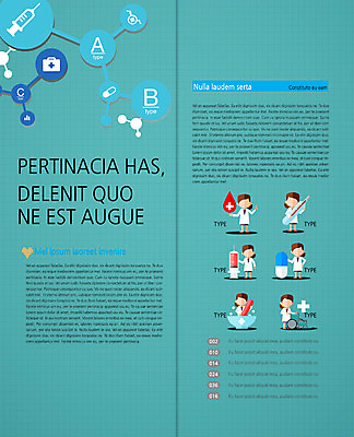 PSD 템플릿 표지디자인 북디자인 출판디자인 여자 내지 리플렛 2단접지 북커버 의학 주사기 팜플렛 여러명 성인 알약 의사 혈액 구급상자 온도계 체온계 휠체어 막자사발 분자구조 이미지템플릿 다수 의료기기 사람 약 의료진 의료용품 사발 파일형식