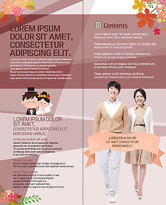 PSD 템플릿 표지디자인 북디자인 부부 커플 출판디자인 여자 남자 꽃 내지 신부 리플렛 신랑 2단접지 북커버 나뭇잎 서기 웃음 팜플렛 여러명 성인 30대 한국인 이미지템플릿 식물 다수 결혼 잎 관계 모션 표정 사람 동양인 장년 파일형식