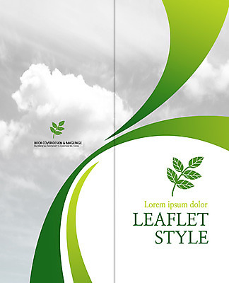 PSD 구름 템플릿 표지디자인 북디자인 출판디자인 표지 리플렛 2단접지 북커버 하늘 나뭇잎 팜플렛 사람없음 자연보호 환경 그린캠페인 이미지템플릿 자연요소 캠페인 잎 자연 보호 파일형식