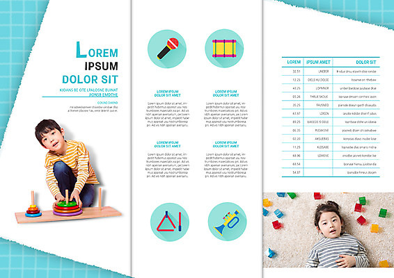 PSD 템플릿 표지디자인 북디자인 출판디자인 어린이교육 교육 내지 어린이 리플렛 북커버 3단접지 앉기 소녀 소년 팜플렛 두명 눕기 장난감 블록 한국인 나팔 마이크 교구 트라이앵글 유아교구 교보재 이미지템플릿 여자 남자 악기 음향기기 모션 타악기 사람 동양인 교육용품 유아교재 파일형식