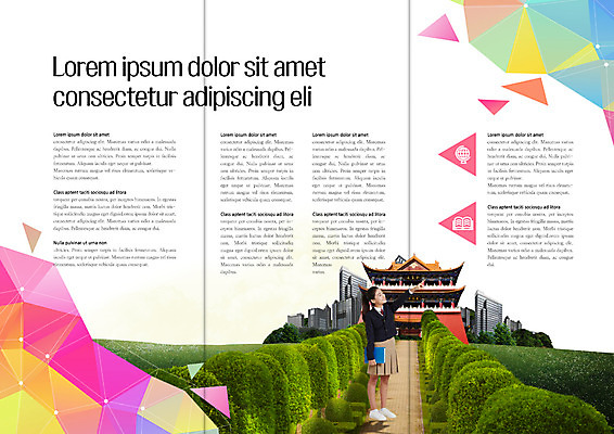 PSD 템플릿 학생 표지디자인 북디자인 출판디자인 여자 교육 교복 내지 리플렛 북커버 3단접지 청소년 한명 빌딩 팜플렛 책 정원 동양건축 한국인 가리킴 삼각형 청소년교육 폴리곤 이미지템플릿 도형 1 옷 건축 사람 동양인 손짓 건물 파일형식 동양