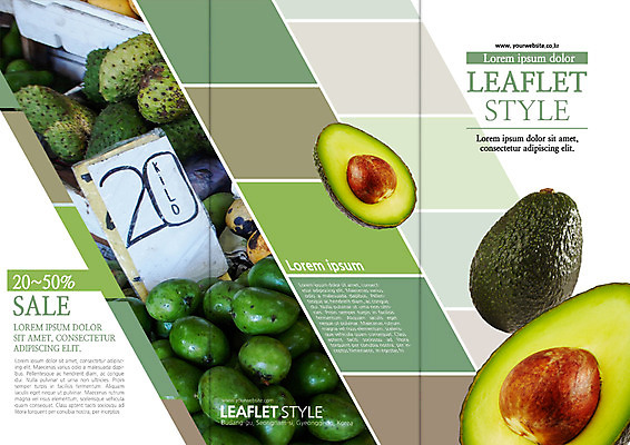 PSD 템플릿 표지디자인 북디자인 출판디자인 표지 리플렛 북커버 3단접지 단면 씨앗 팜플렛 사람없음 쇼핑 세일 가격 가격표 아보카도 과일가게 이미지템플릿 식물 과일 상점 파일형식