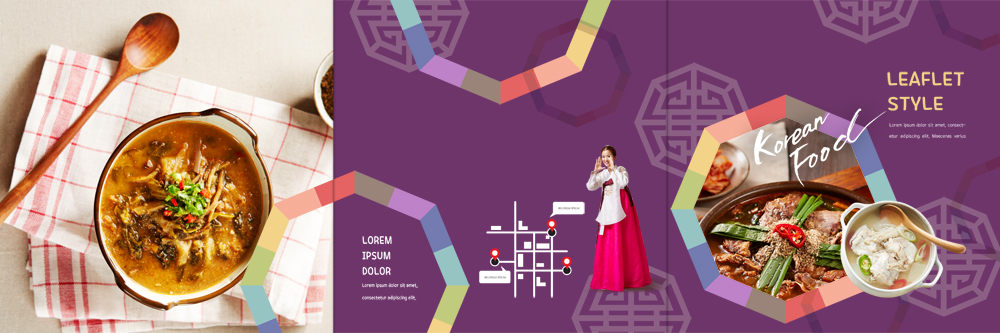PSD 템플릿 한국전통 표지디자인 북디자인 출판디자인 여자 표지 한식 음식 리플렛 북커버 3단접지 한명 팜플렛 성인 전통문양 숟가락 외침 한국인 냄비 한복 찌개 약도 조각보 생선찌개 이미지템플릿 1 전통 문양 지도 한국 수저 사람 동양인 소리 보자기_천 솥 전통의상 파일형식