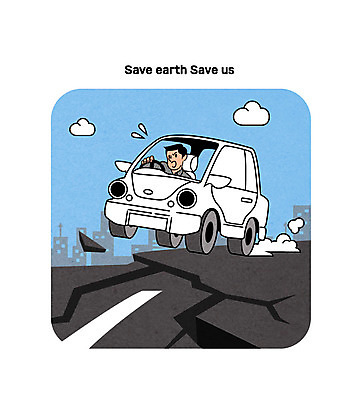 구름 남자 도로 일러스트 자동차 한명 성인 자연보호 환경 그린캠페인 균열 자연재해 환경보전 지진 국내일러스트 AI파일 자연요소 1 길 육상교통 캠페인 교통시설 모션 자연 사람 보호 사회이슈 재해 파일형식 벡터